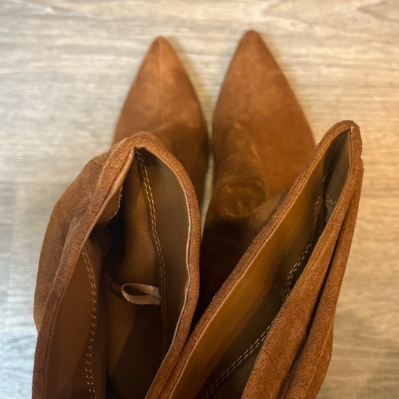 🍁❣️🍂Brand New Forever 21 Slouchy Suede Stiletto Booties, size 7🍁❣️🍂 - Picture 6 of 10